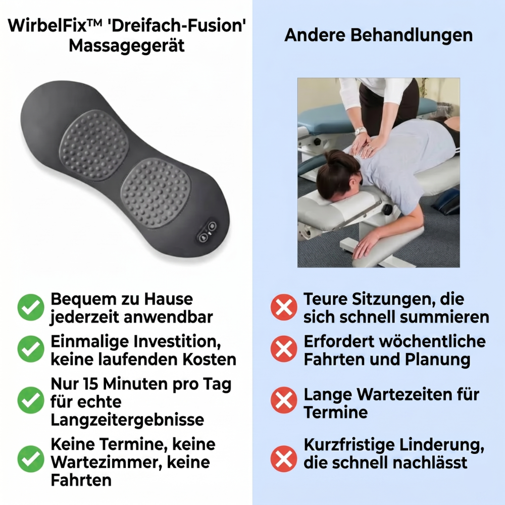 WirbelFix™ 3-in-1 | Wirbelentlastung zu Hause